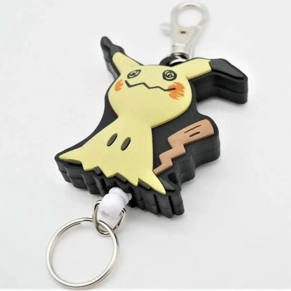BNWT Japan Pokemon Center Rubber Reel Keyholder Mimikyu - Picture 2 of 8